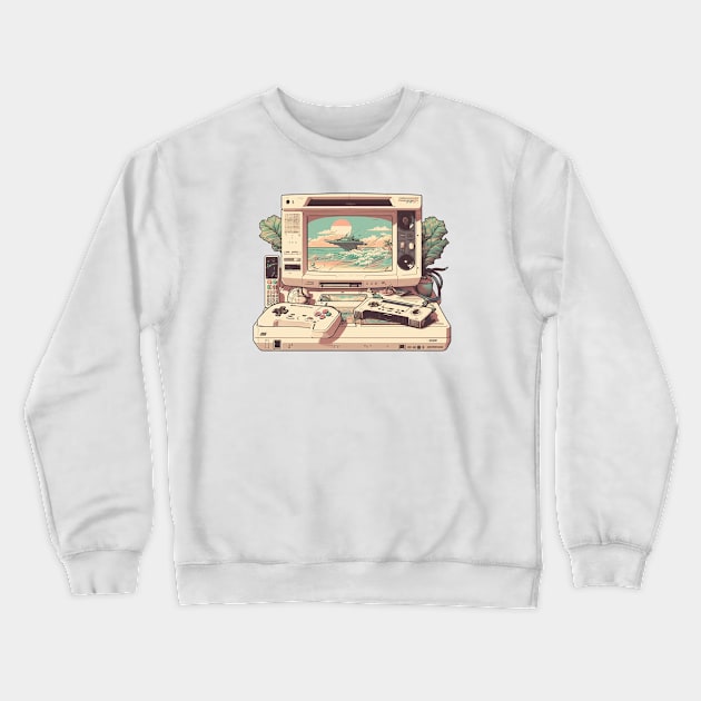 80s video game Crewneck Sweatshirt by bmron